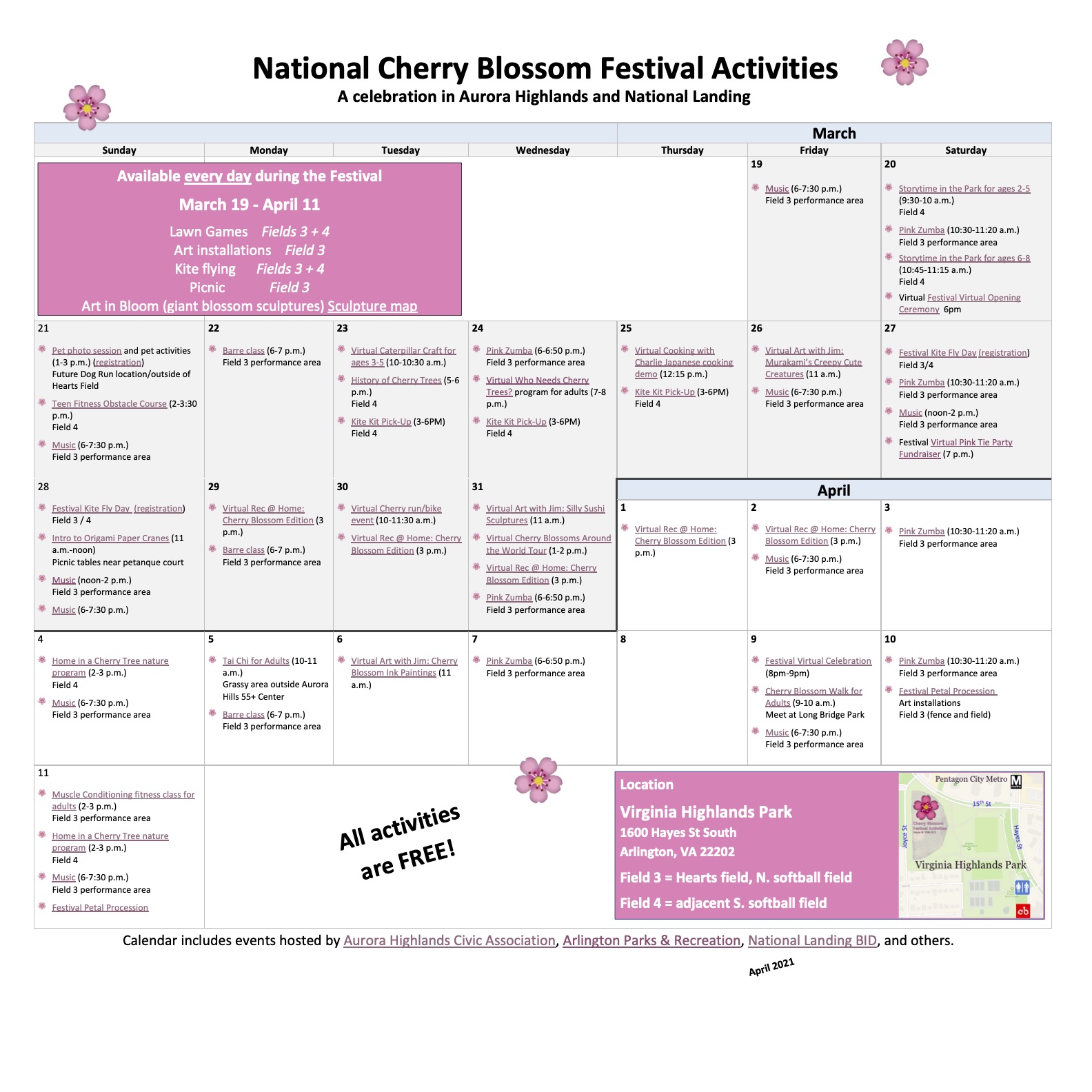 National Cherry Blossom Festival unveils hybrid plan for 2021