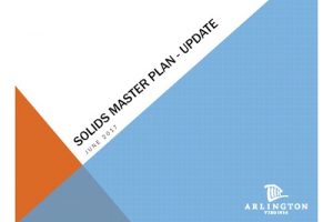 Water Pollution Control Plant – Solids Master Plan Presentation